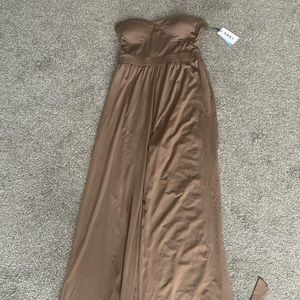 Brown jumpsuit